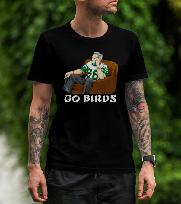 Andy Reid 66 Go Birds Football Fan Apparel T-Shirt