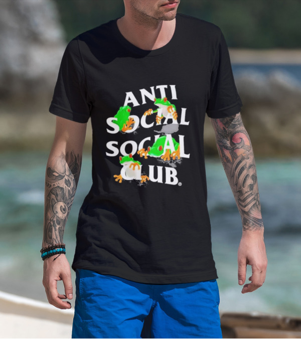 Anti Social Social Club Red Eyes Frog T-Shirt