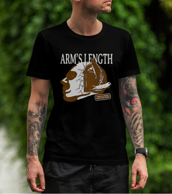 Arm’s Length Headphone Concept There’s A Whole World Out There T-Shirt