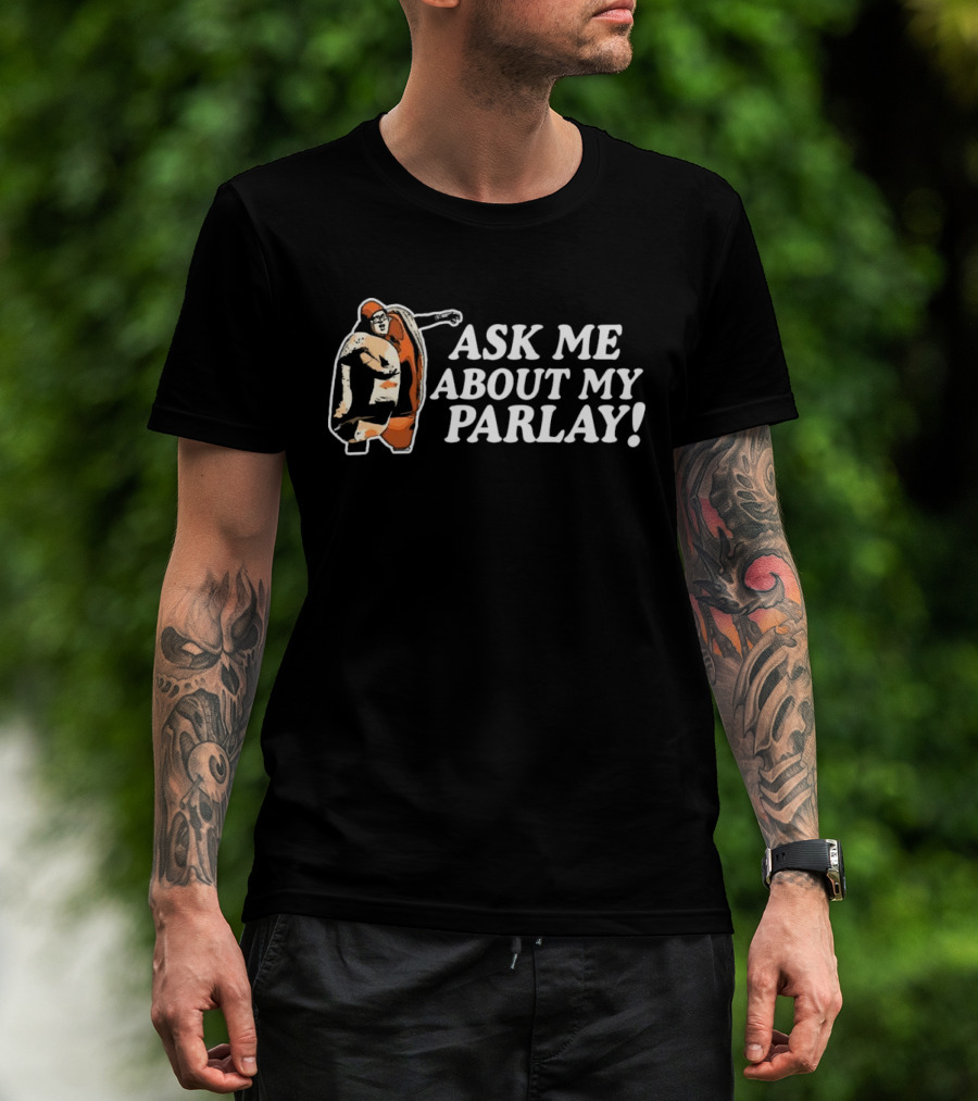Ask Me About My Parlay Bowling Strike Theme T-Shirt