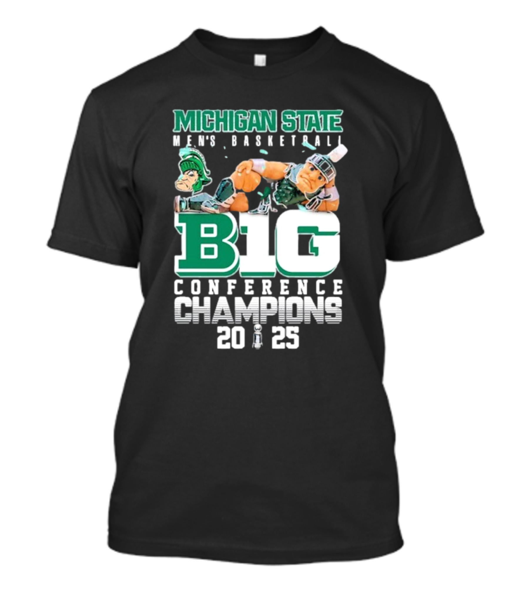 Michigan State Spartans B1G Conference Champions Men’s Basketball 2025 T-Shirt