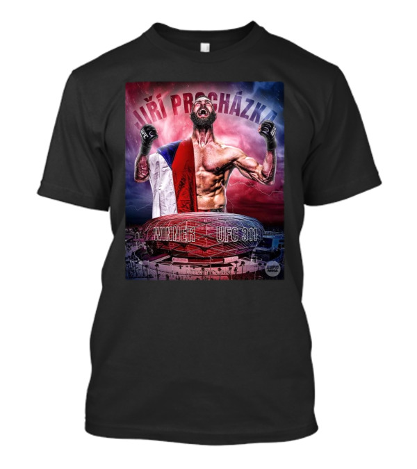 Jiri Prochazka Winner UFC 311 ESPN MMA T-Shirt
