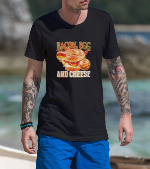 Bacon Egg And Cheese Breakfast Bagel T-Shirt