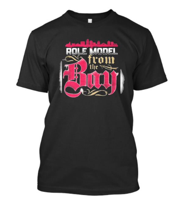 Role Model From The Bay Vintage Cityscape Lettering T-Shirt