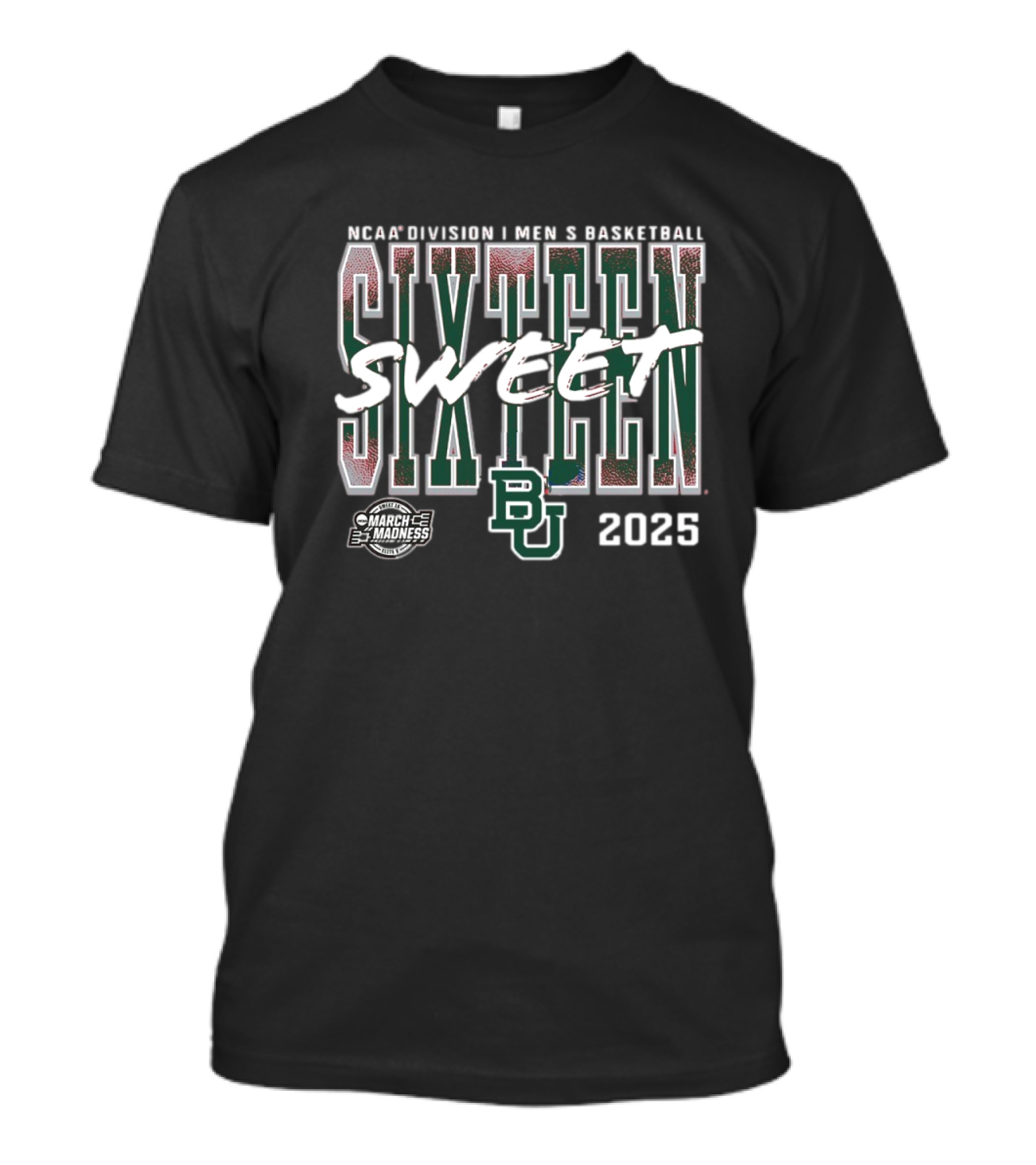 NCAA Division I Men's Basketball Sweet Sixteen Baylor March Madness 2025 T-Shirt