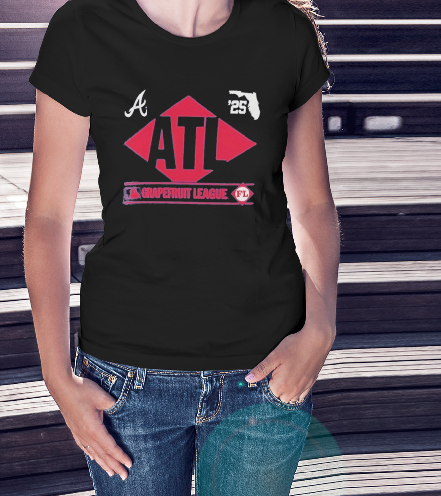 Atlanta Braves 2025 Grapefruit League Florida ATL Icon T-Shirt
