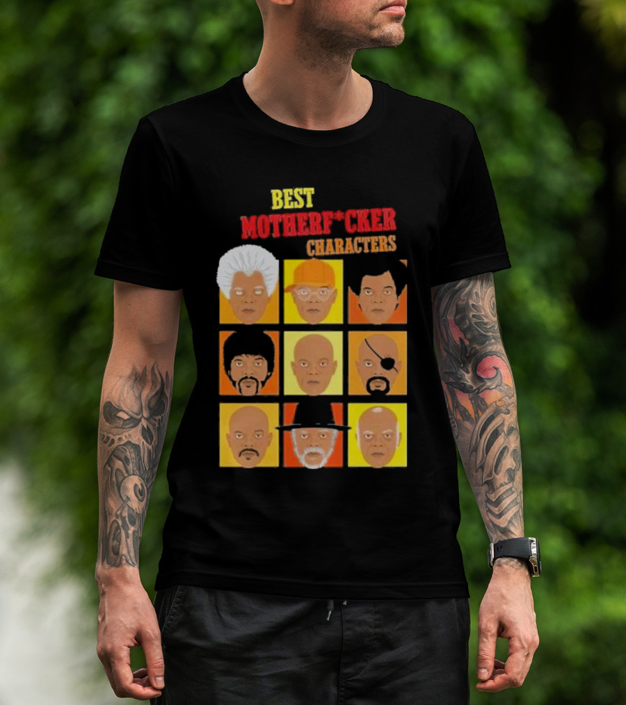 Best Motherfucker Characters T-Shirt