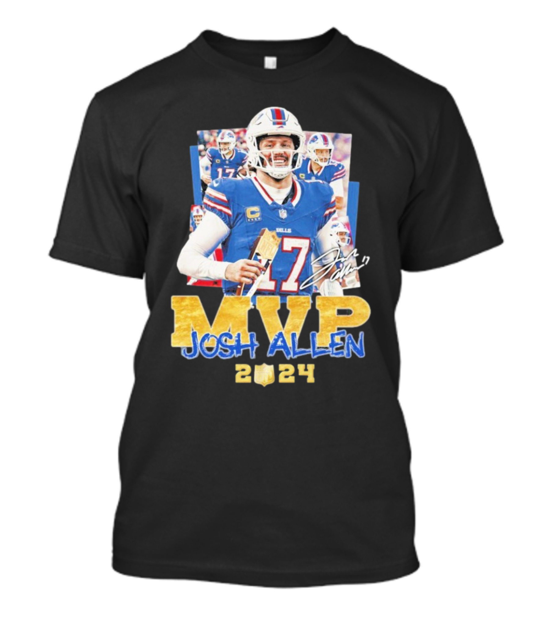 MVP Josh Allen 2024 NFL Football Star T-Shirt