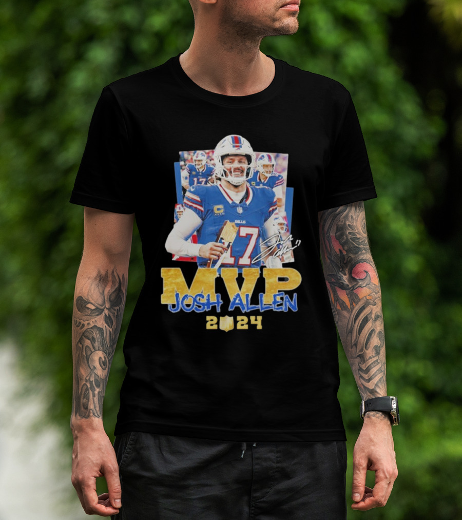 MVP Josh Allen 2024 NFL Football Star T-Shirt