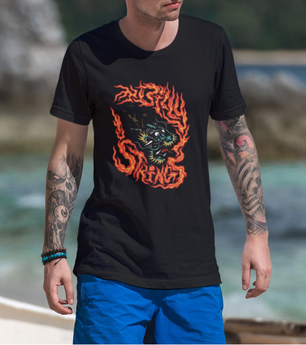 Billy Strings Fiery Dragon Winter Tour 2025 T-Shirt