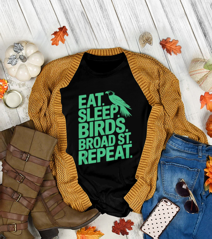 Birds Broad St Repeat T-Shirt