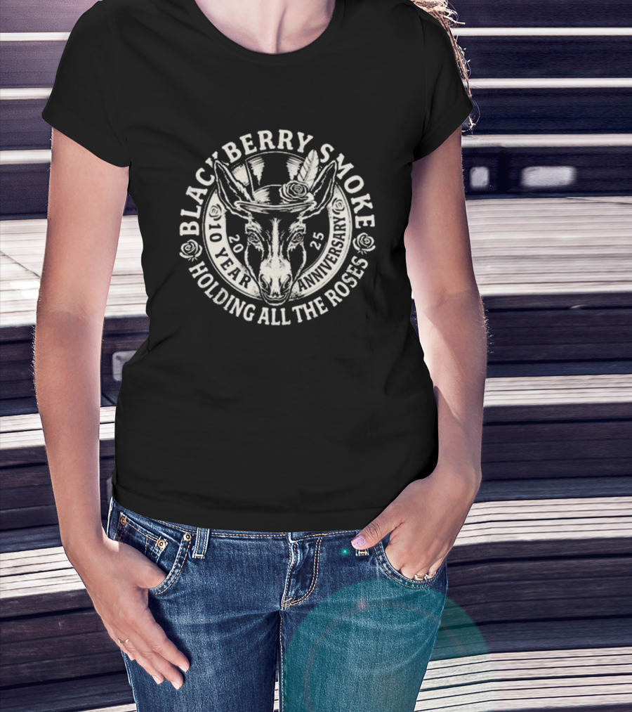 Blackberry Smoke 10 Year Anniversary Holding All The Roses 2025 Vintage T-Shirt