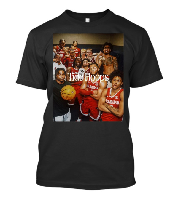 Tide Hoops Alabama Crimson Tide Basketball Team T-Shirt