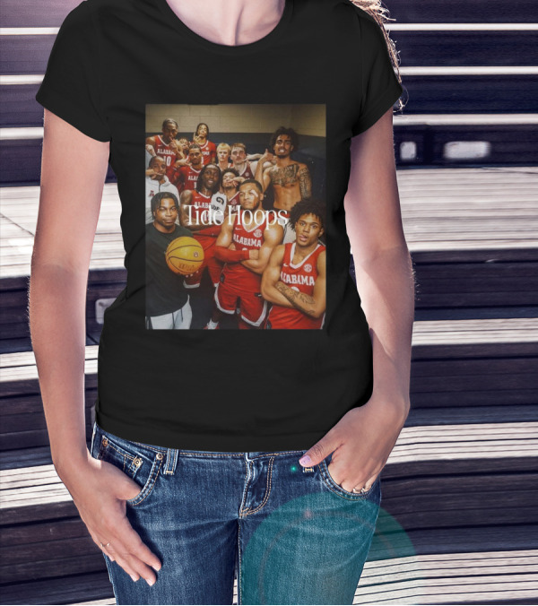 Tide Hoops Alabama Crimson Tide Basketball Team T-Shirt