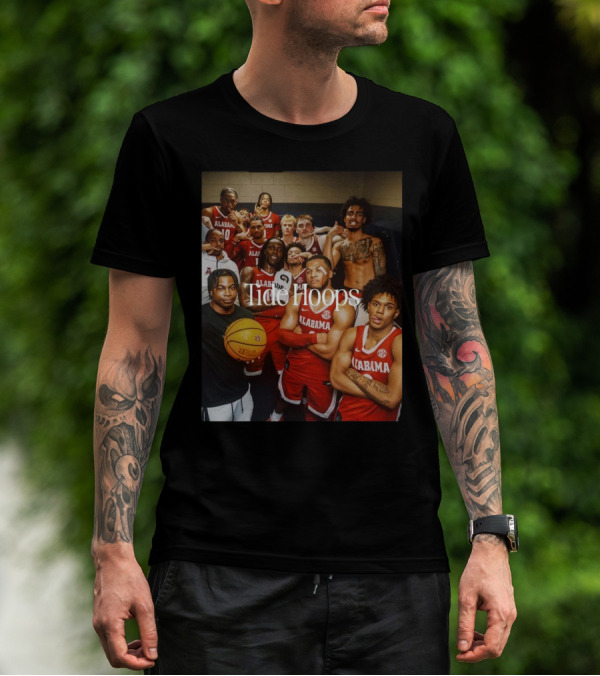 Tide Hoops Alabama Crimson Tide Basketball Team T-Shirt