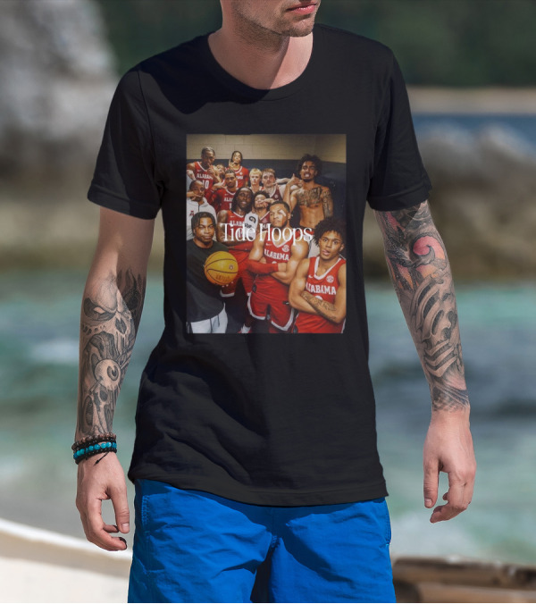 Tide Hoops Alabama Crimson Tide Basketball Team T-Shirt