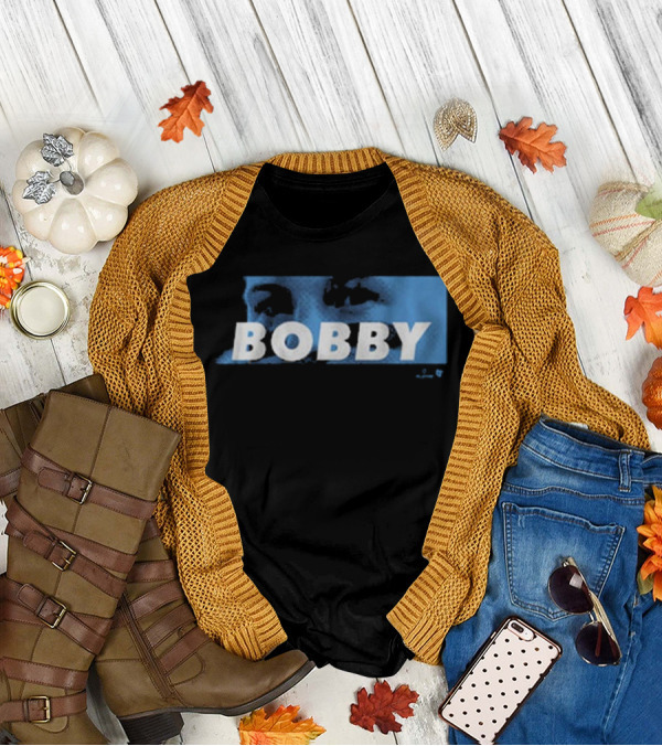 Bobby Witt Jr Bobby Eyes Blue Text T-Shirt
