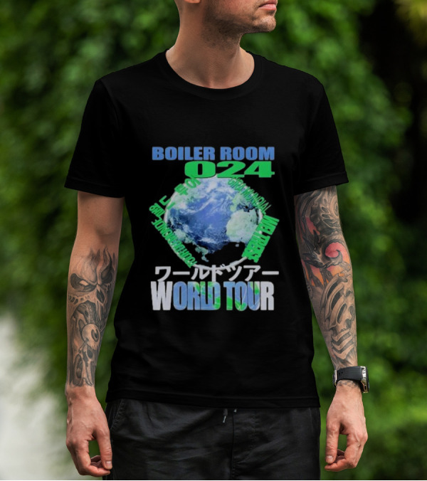 BOILER ROOM 024 SPACE FOR EVERYONE INTERGALACTIC WORLD TOUR T-Shirt