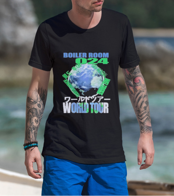 BOILER ROOM 024 SPACE FOR EVERYONE INTERGALACTIC WORLD TOUR T-Shirt