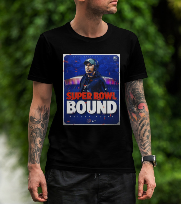 Boise State Football Super Bowl Bound Kellen Moore T-Shirt