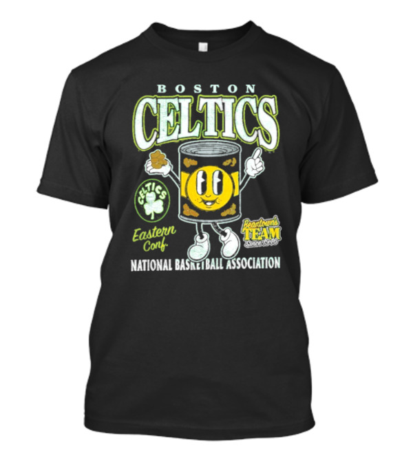 Boston Celtics Eastern Conf National Basketball Association BeanTown Team T-Shirt
