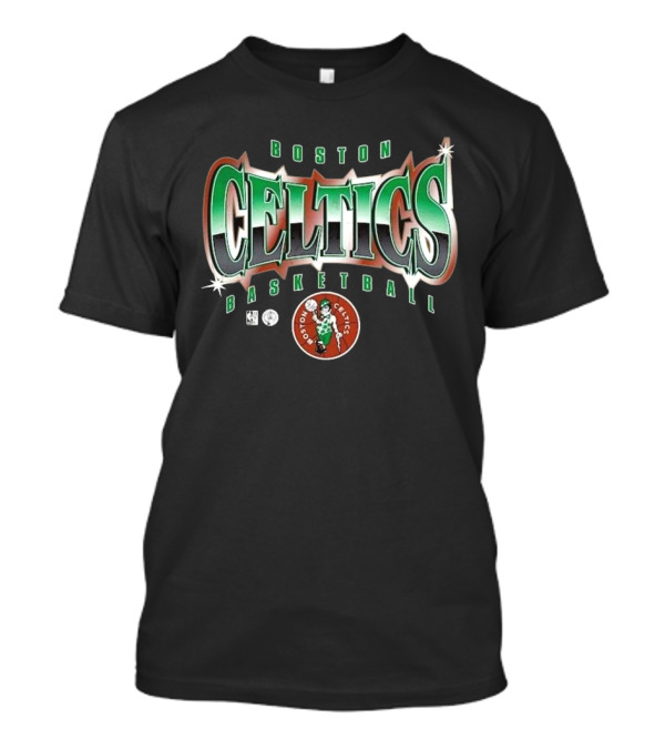 Boston Celtics Basketball Vintage Global Fan 90s Style T-Shirt