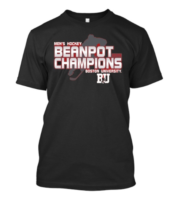 Boston University 2025 Men's Hockey Beanpot Champions BU T-Shirt