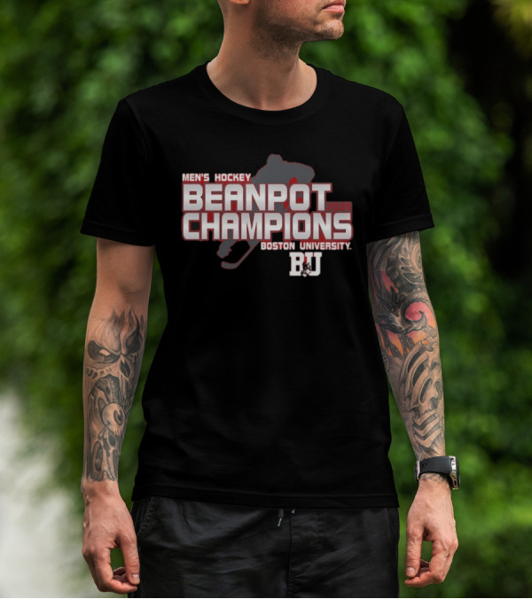 Boston University 2025 Men's Hockey Beanpot Champions BU T-Shirt