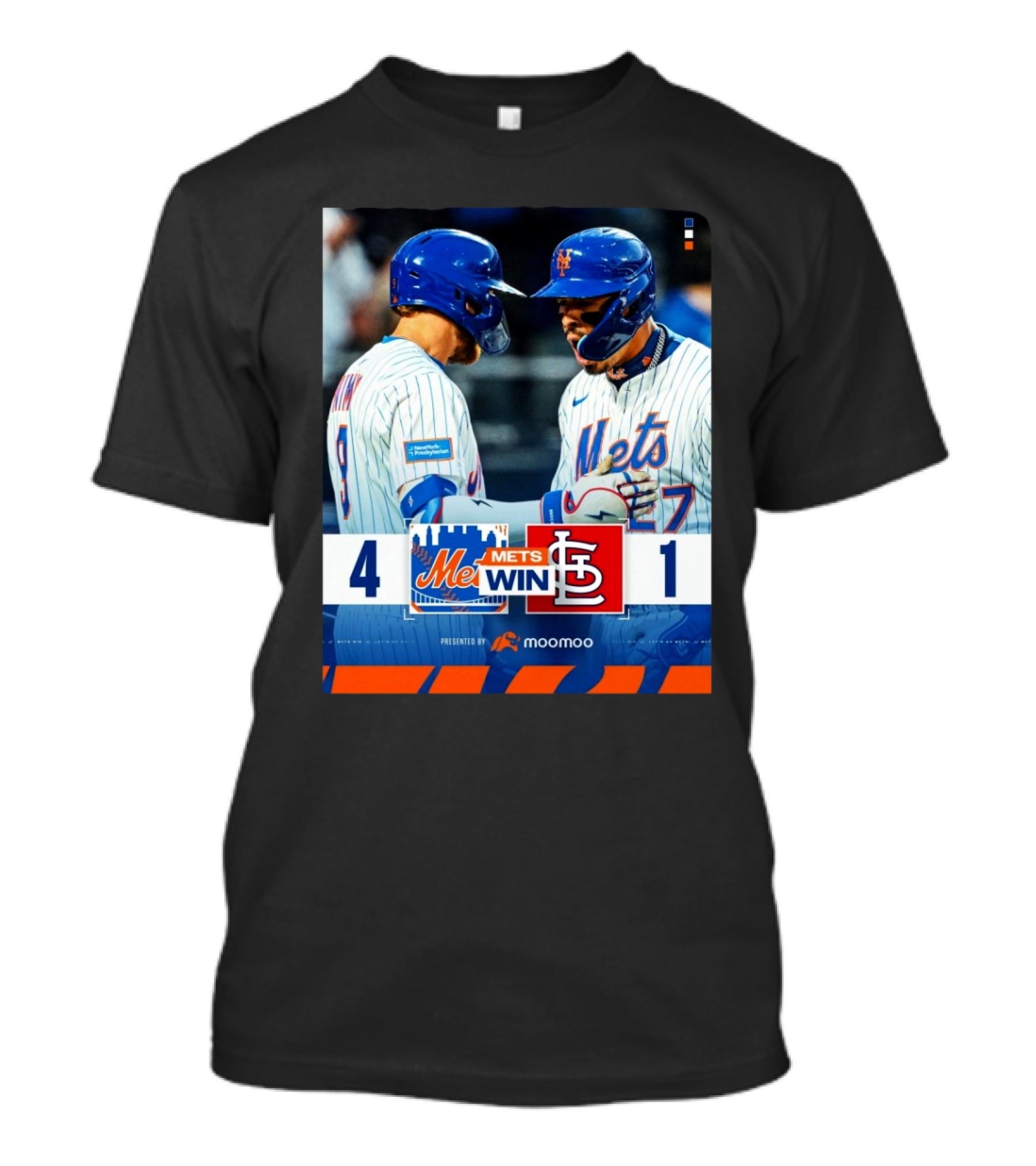 Brandon Nimmo Mark Vientos New York Mets Win St Louis Cardinals Final Score 4 – 1 T-Shirt