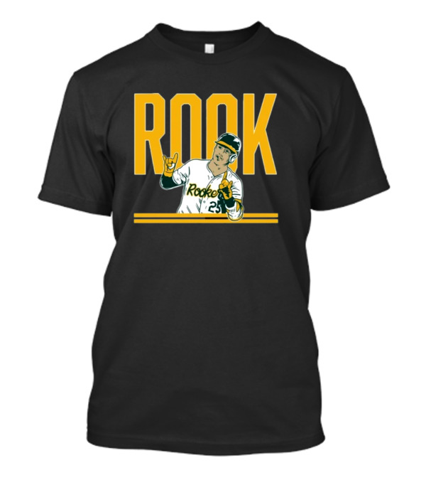 Brent Rooker Rook Baseball Gesture Portrait 25 T-Shirt