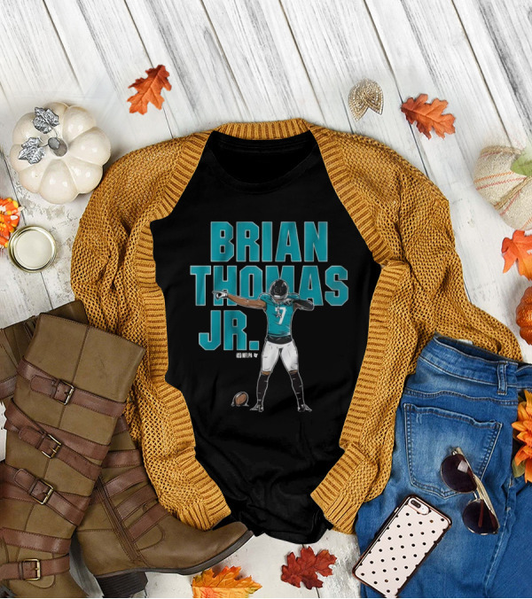 Brian Thomas Jr Superstar Pose Jacksonville Jaguars Football NFL T-Shirt