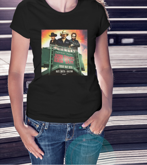 Brooks & Dunn And Jason Aldean Fenway Co-headlining Show At Park On May 30th T-Shirt