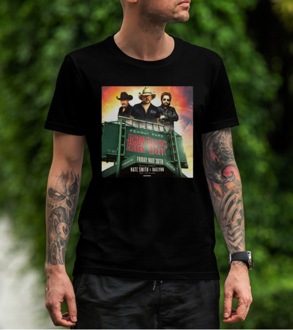 Brooks & Dunn And Jason Aldean Fenway Co-headlining Show At Park On May 30th T-Shirt