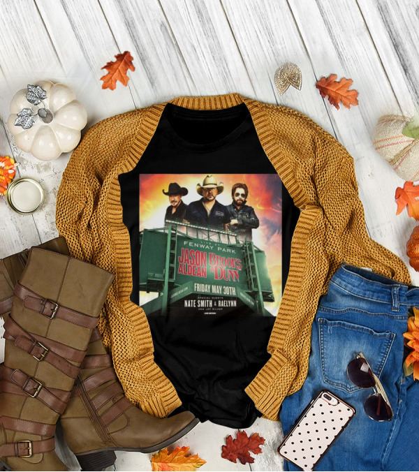 Brooks & Dunn And Jason Aldean Fenway Co-headlining Show At Park On May 30th T-Shirt