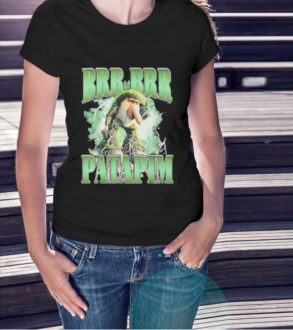 Brr Brr Patapim Italian Brainrot Meme T-Shirt