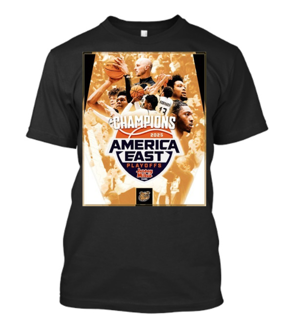 Bryant Bulldogs Men’s Basketball 2025 America East Tournament Champions T-Shirt