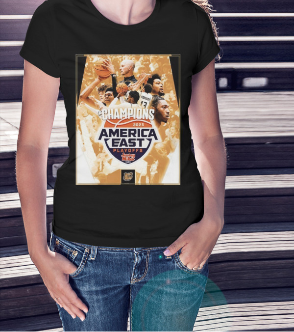 Bryant Bulldogs Men’s Basketball 2025 America East Tournament Champions T-Shirt