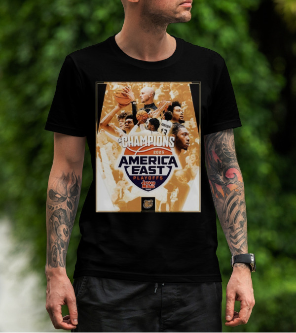 Bryant Bulldogs Men’s Basketball 2025 America East Tournament Champions T-Shirt