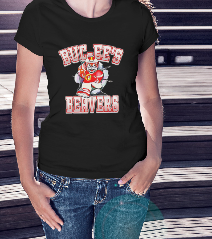 Buc-ee’s Beavers Football Logo Mascot T-Shirt