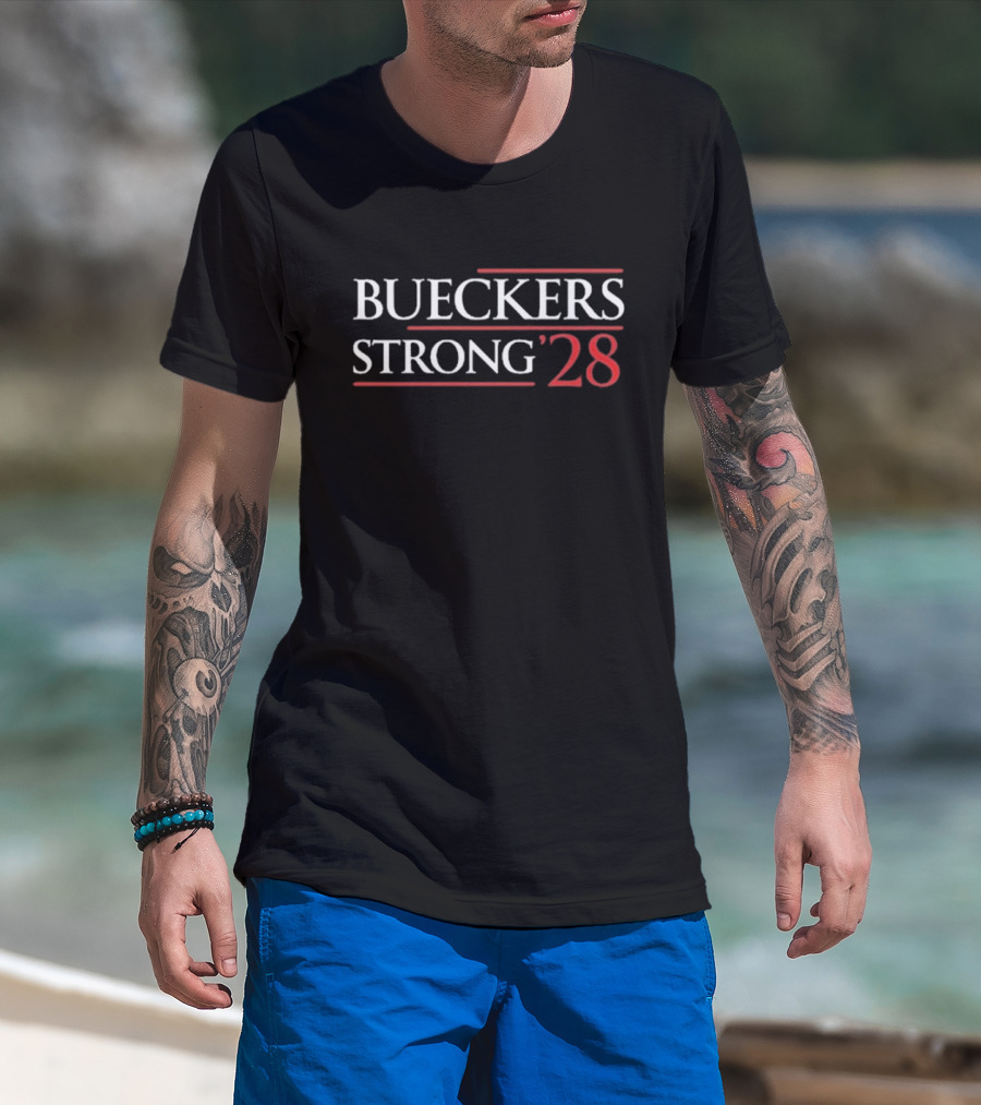 Bueckers Strong ’28 Basketball Fan Apparel T-Shirt