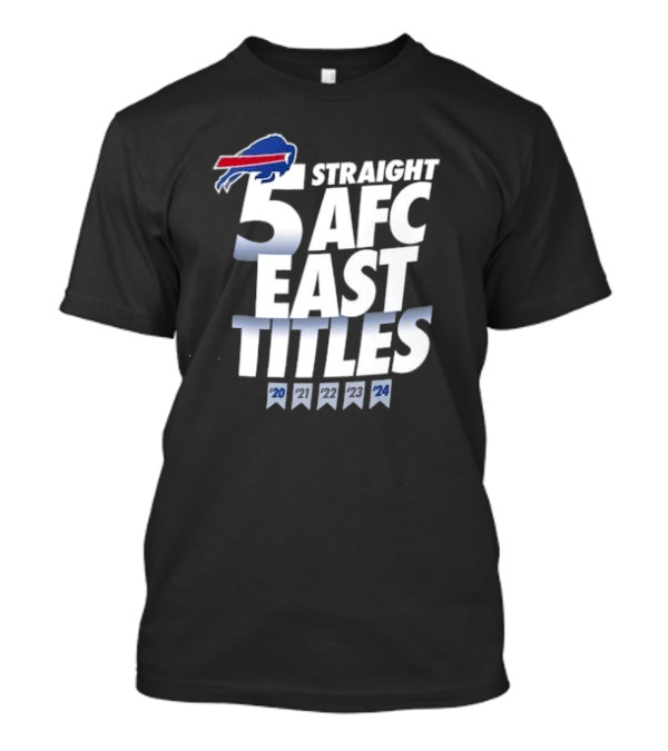 Buffalo Bills Five-Straight AFC East Division Champions Big & Tall T-Shirt