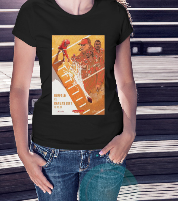 Buffalo Bills Vs Kansas City Chiefs 10 10 21 Bills Won 38-20 Kingdom Series Signature T-Shirt