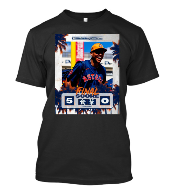 Cam Smith Houston Astros Vs New York Mets Final Score 5 – 0 MLB Spring Training T-Shirt