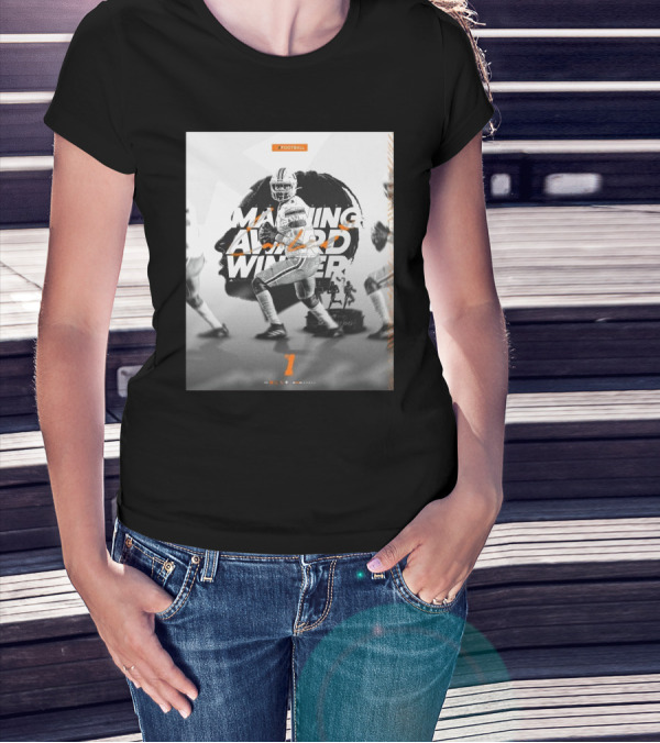 Cameron Ward Is Your Manning Award Winner Miami Hurricanes Football T-Shirt