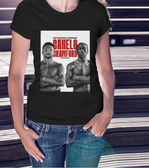 Canelo Alvarez And Terence Crawford Super Middleweight Championship Dose Of Genius T-Shirt