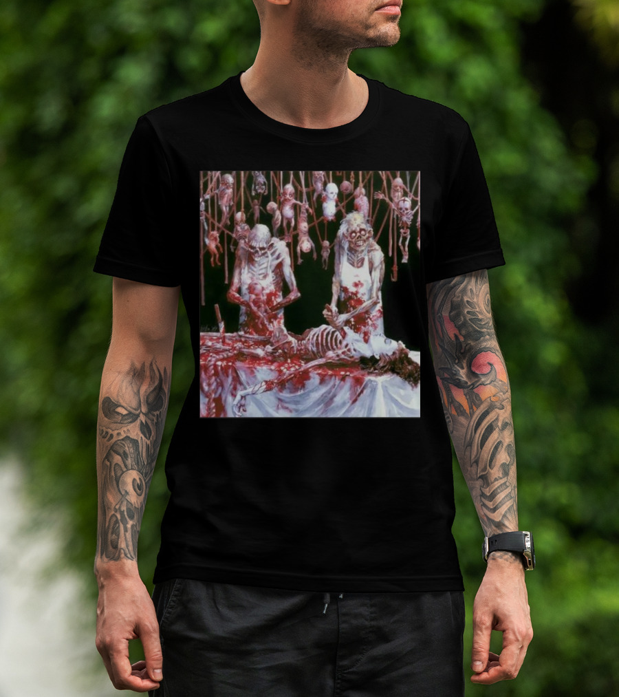 Cannibal Corpse Butchered At Birth Grotesque Gore Imagery T-Shirt