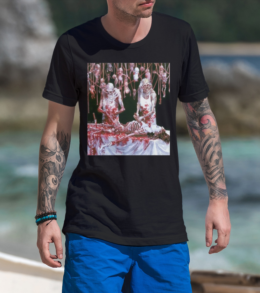 Cannibal Corpse Butchered At Birth Grotesque Gore Imagery T-Shirt