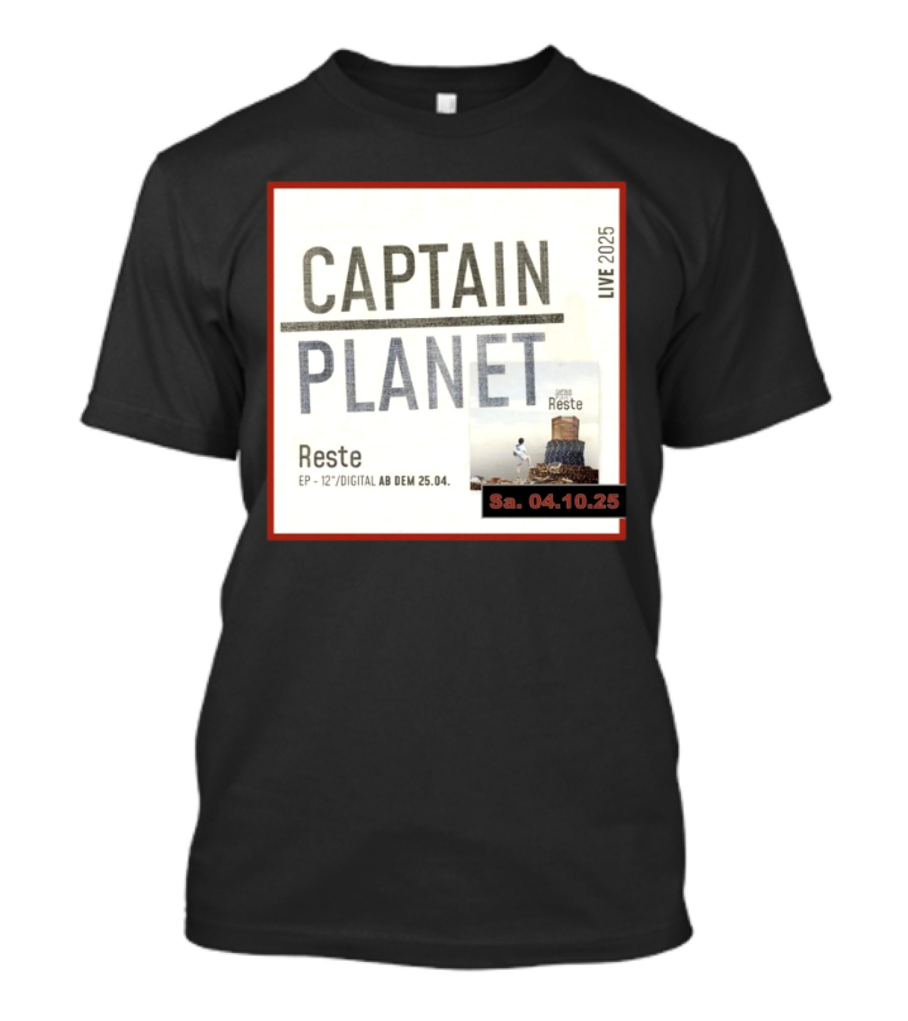 Captain Planet Tour 2025 T-Shirt