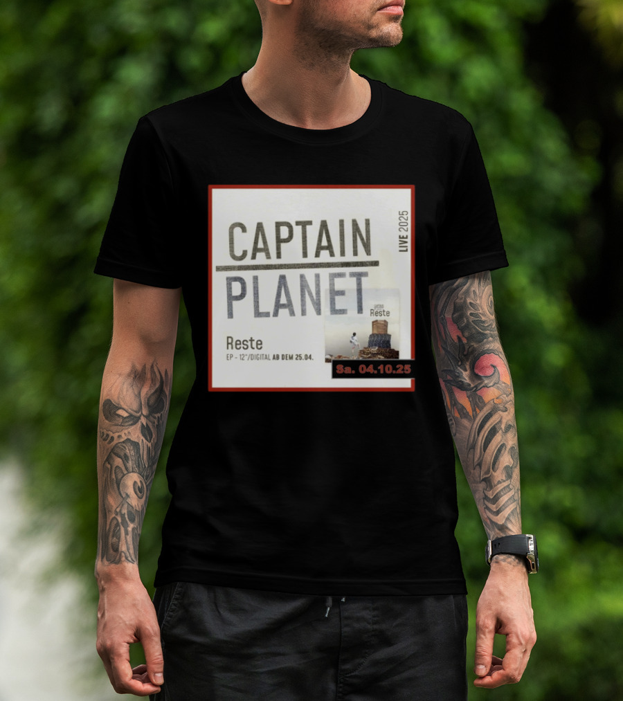 Captain Planet Tour 2025 T-Shirt