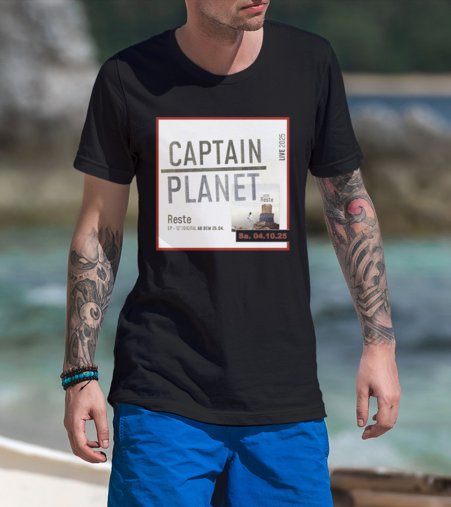 Captain Planet Tour 2025 T-Shirt